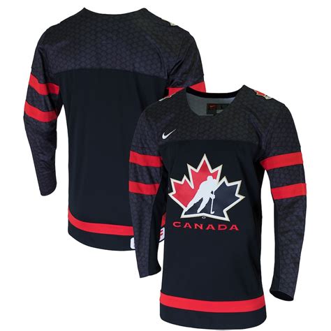 men's nike black hockey canada 2022 replica jersey|nike hockey canada t shirt.